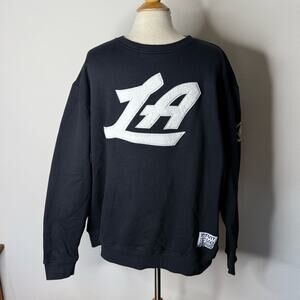 Los Angeles Clippers Black LA Logo Intuit Dome Inaugural Season Sweatshirt